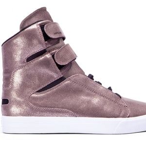 Supra womens Skytop rose gold size 8